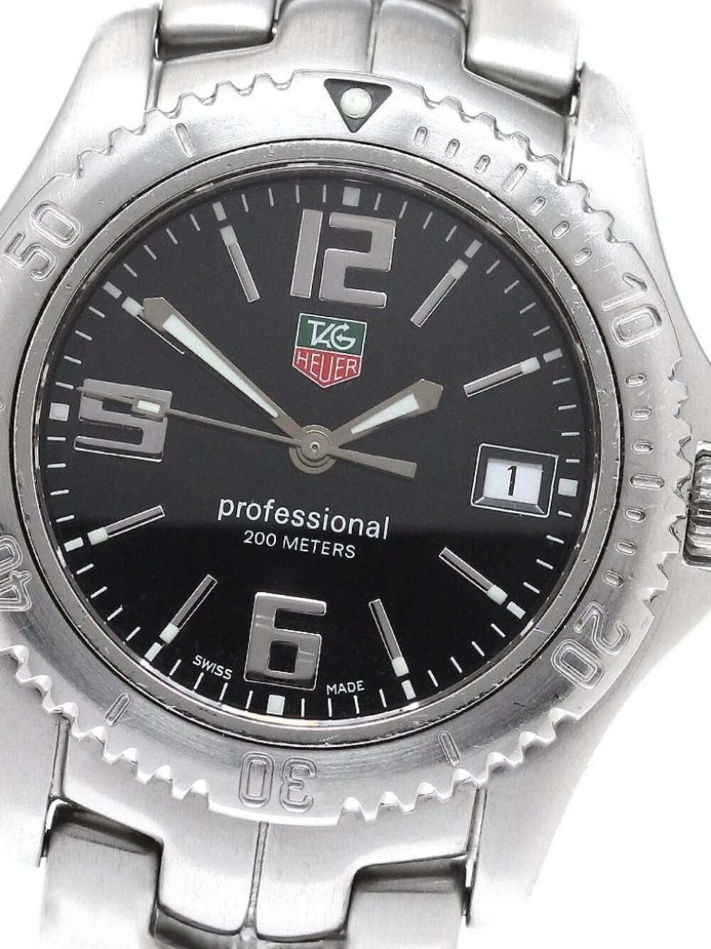 TAG HEUER Link WT1210 Date Black Dial Quartz Men's Watch_962670